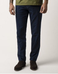Scissor Scriptor Dark Blue Fine Cotton Denim Chinos thumbnail 1